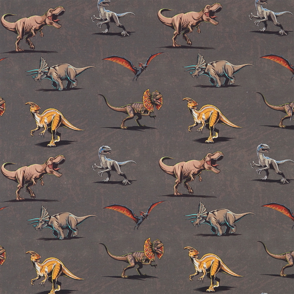 Dinosaurier Grå Barntyg