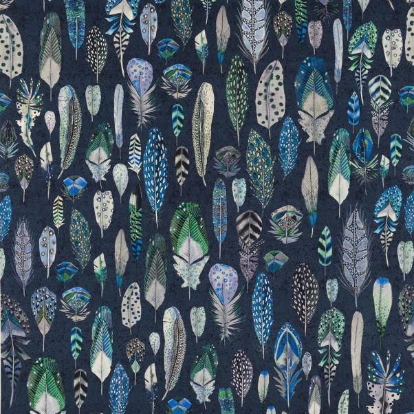 Quill Velvet Cobalt Tyg