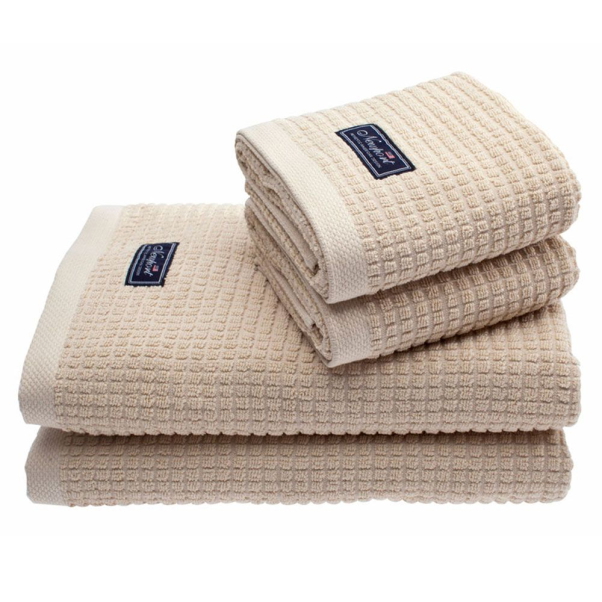 Fisher Island Beige Terry Handduk 50x70 cm