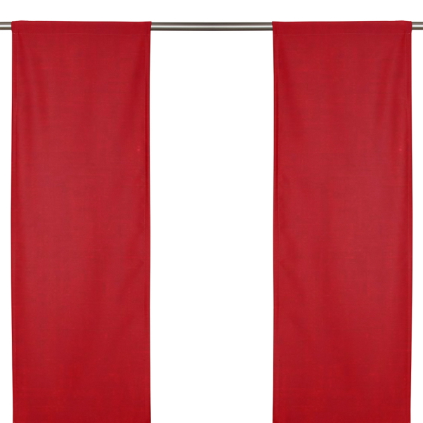 Lin Röd Panelgardin