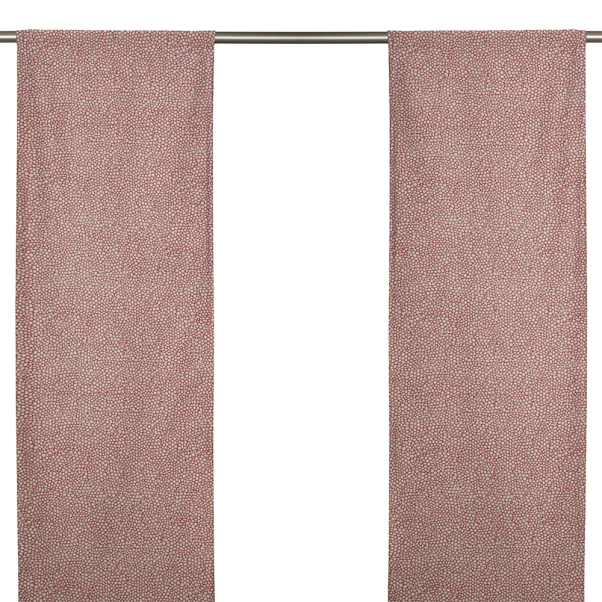 Dotte Röd Panelgardin