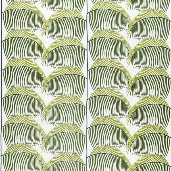 Manila Embroidery Lime Tyg