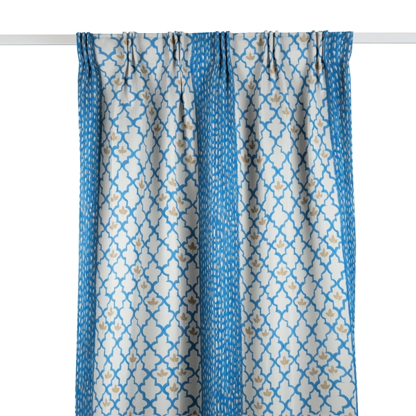 Pergola Trellis Cobalt Gardinlängd