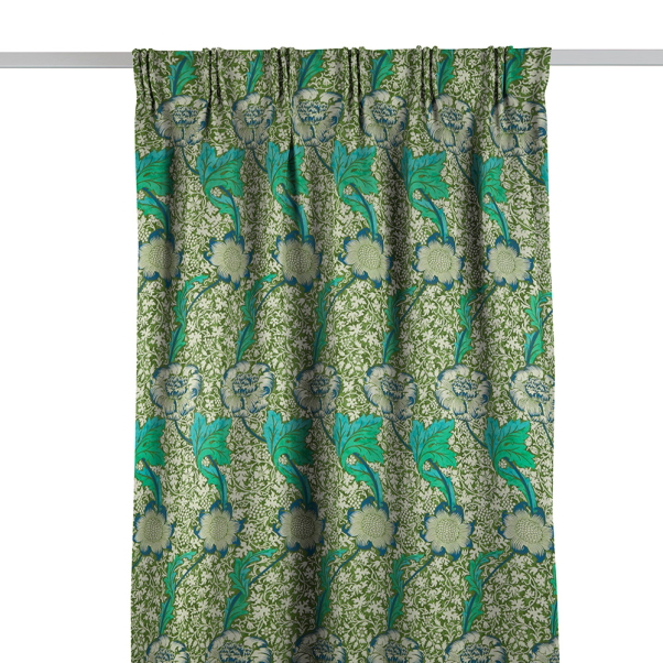Kennet Olive/Turquoise Gardinlängd