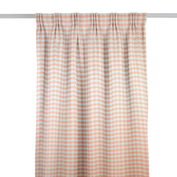 Wavy Persika Gardinlängd