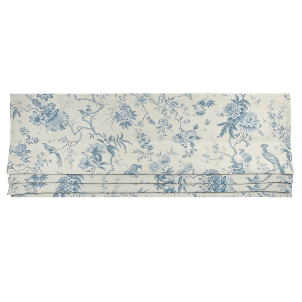 Pillemont Toile Ivory/China Blue Hissgardin