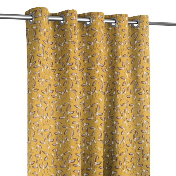 Mistletoe Embroidery Saffron Öljettlängd