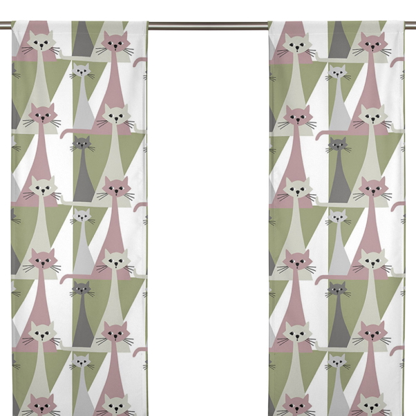 Kitty Pastell Panelgardin