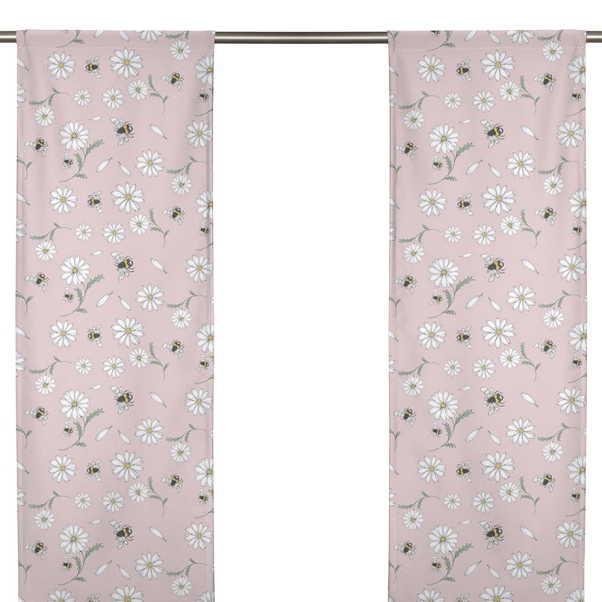 Blomstersurr Rosa Panelgardin