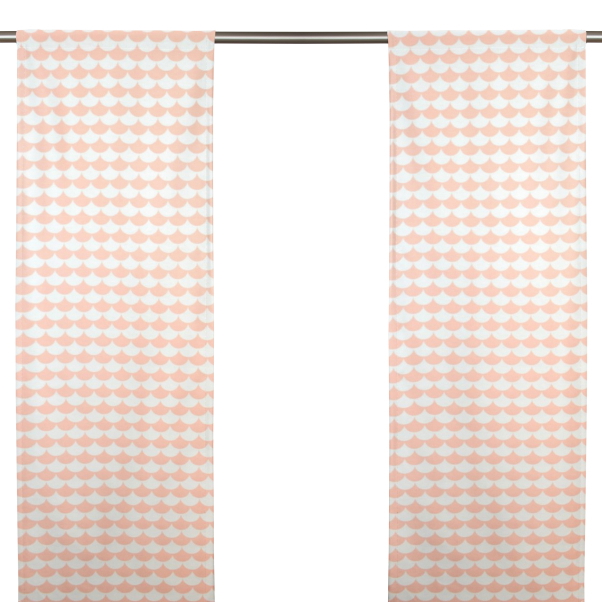 Wavy Persika Panelgardin