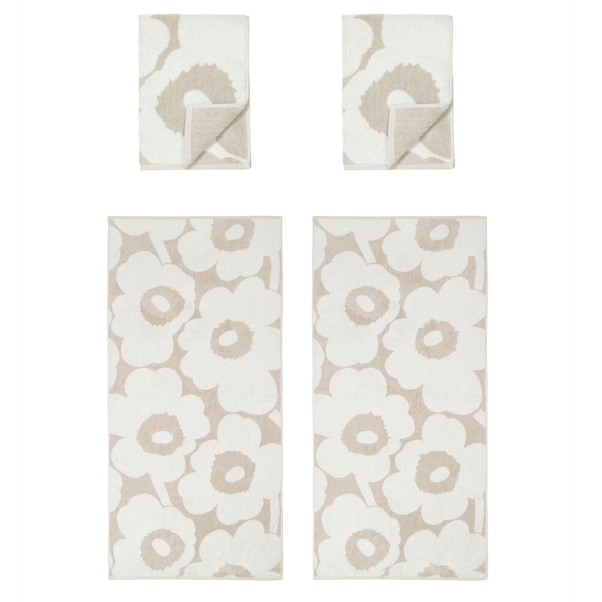 Presentset Handdukar Unikko Beige