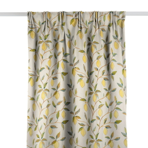 Lemon Tree Embroidery Bayleaf/Lemon Gardinlängd