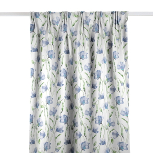 Bloom Blå Gardinlängd