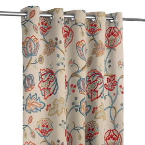 Theodosia Embroidery Wine/Indigo Öljettlängd