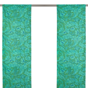 Willow Bough Olive/Turquoise Panelgardin