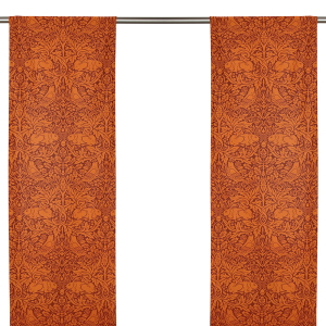 Brer Rabbit Burnt Orange Panelgardin