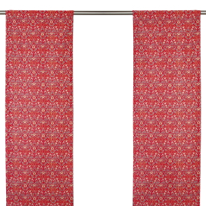 Eye Bright Red Panelgardin