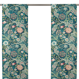 Wilhelmina Teal Panelgardin