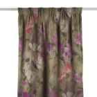 Damask Flower Damson Linnegardin