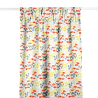 Ängsblommor Vit/Multi Gardinlängd