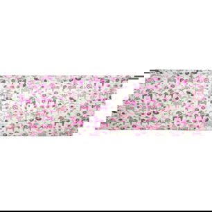Leksand mini rosa Slät gardinkappa