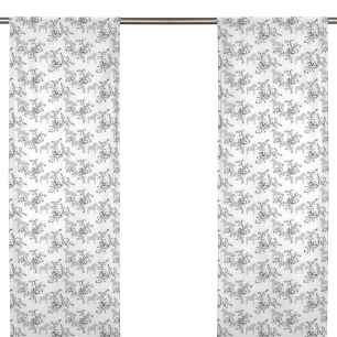 Kurbits mini Silver Panelgardin