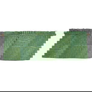 Pricktyg Grön Veckad gardinkappa