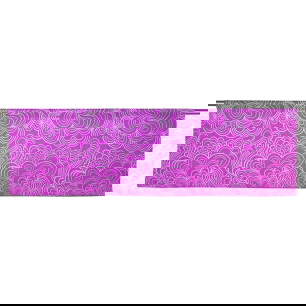 Blomma Rosa Slät gardinkappa