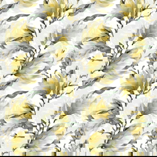Magnolia Gul Tyg