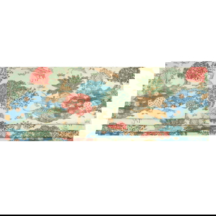 Pamir Garden Cream/Indigo Hissgardin