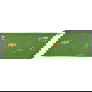 Djungelpojken Grön Slät gardinkappa